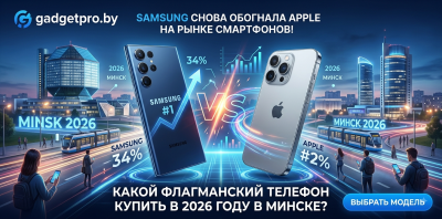 Samsung снова обогнала Apple на рынке смартфонов