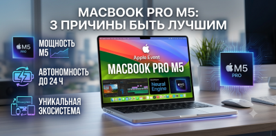 Apple представила MacBook Pro M5