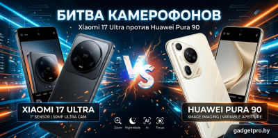 Xiaomi 17 Ultra против Huawei Pura 90: битва камерофонов