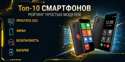 Смартфоны для пожилых людей